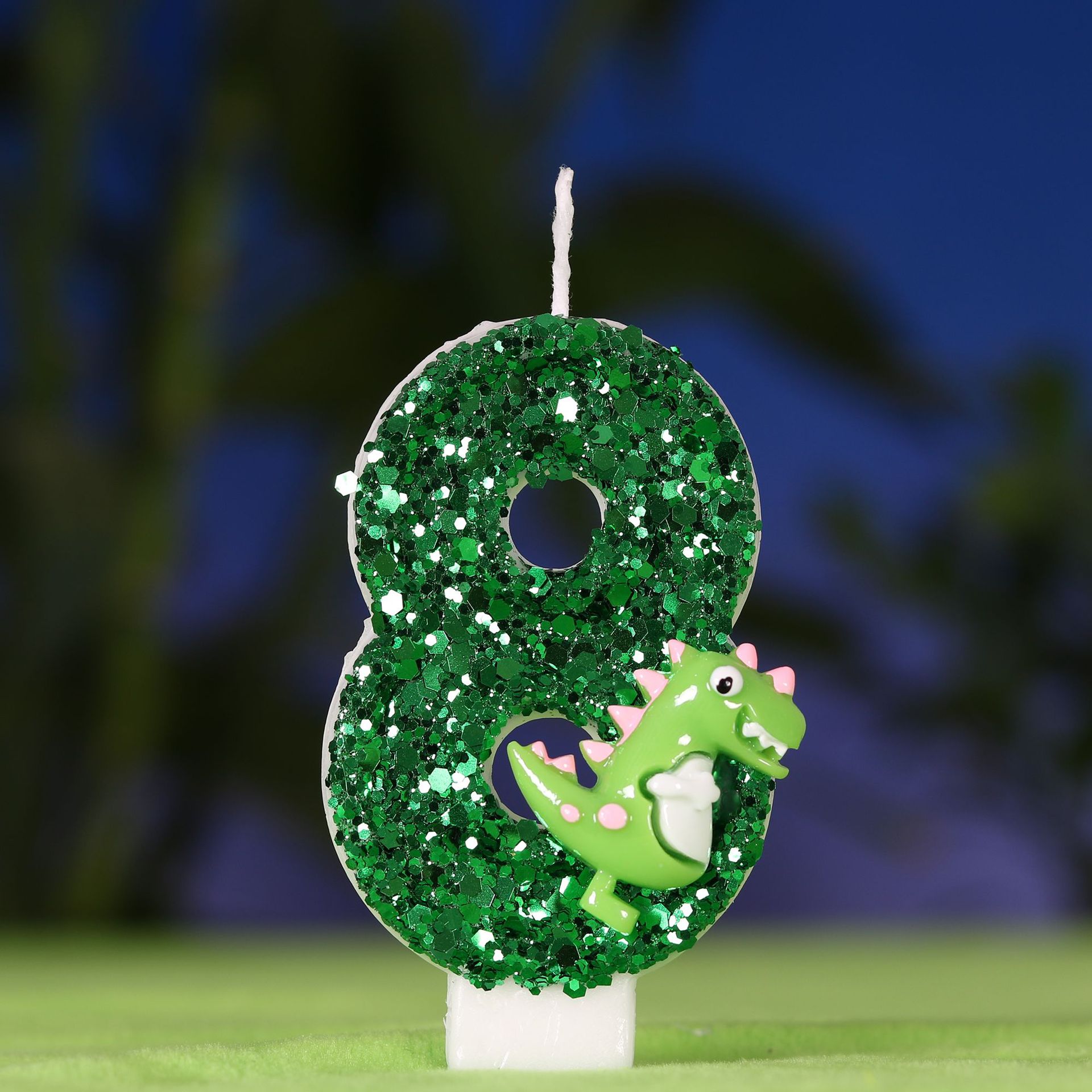 Cartoon Dinosaur Digital Birth - Holiday Candle Set recension och pris