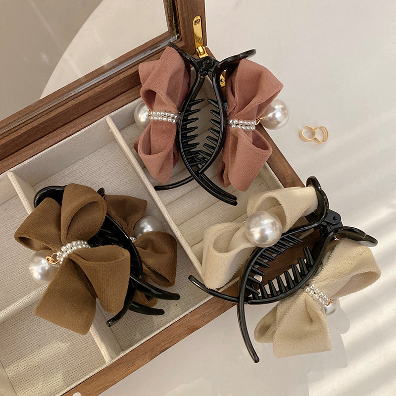 1PC Beautiful New Pearl Bow Ti - Ribbon Bow Gift recension och pris