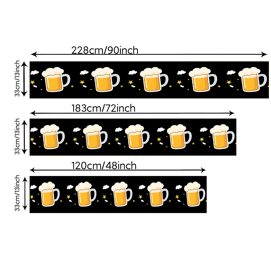 1pc 2D Flat Printed Table Runn - Christmas Table Runner recension och pris
