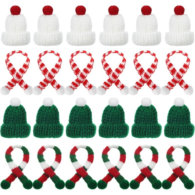 5/10Pcs Christmas Decoration M - Santa Hat Plush recension och pris
