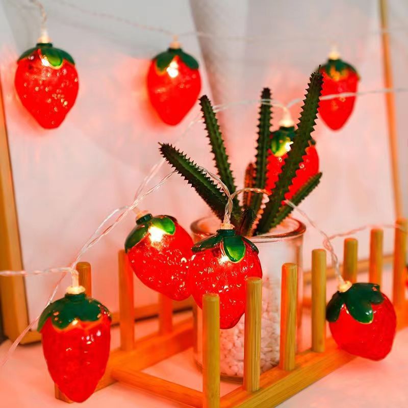 6.5FT 10LEDS Strawberry String - Led Fairy String Lights recension och pris