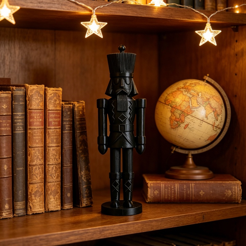 Minimalist Black Nutcracker So - Nutcracker Figurine recension och pris