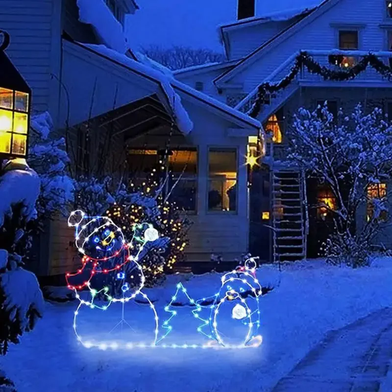 Animated LED Snowman Ornament  - Christmas Lights Outdoor recension och pris