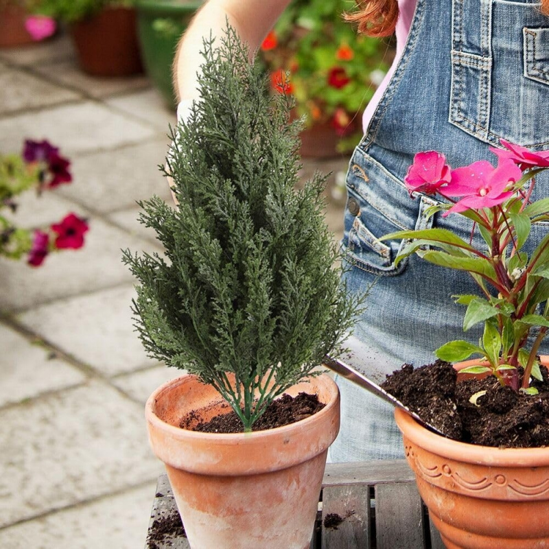 Artificial Plastic Pine Tree G - Christmas Tree Artificial recension och pris