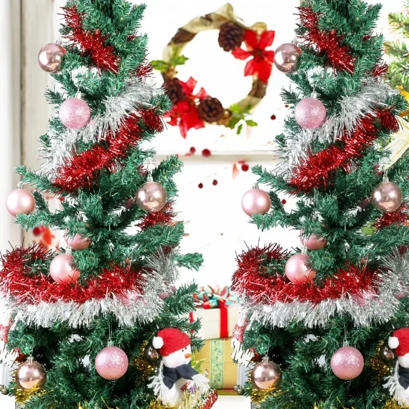1.5/30M Colorful Christmas Rib - Tinsel Garland Decoration recension och pris