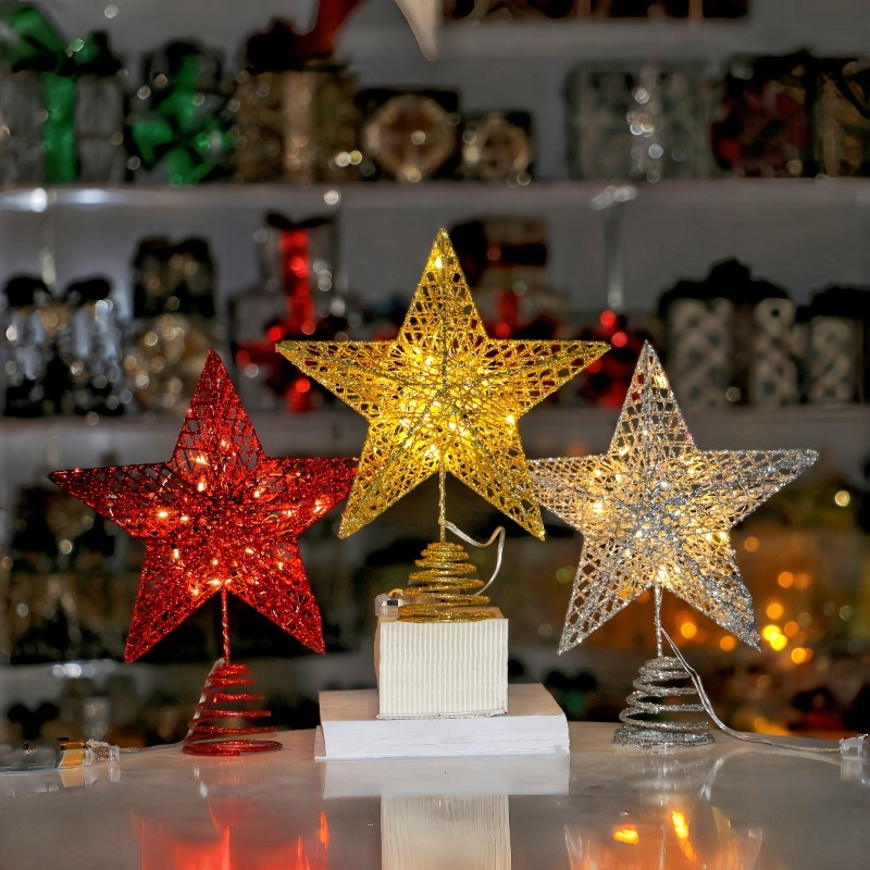 Christmas Tree Glitter Star To - Star Tree Topper recension och pris