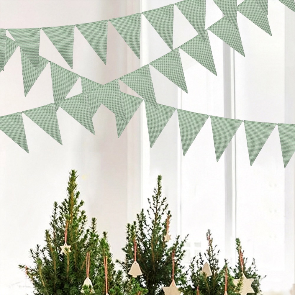 Sage Green Christmas Plaid Tri - Christmas Throw Blanket recension och pris