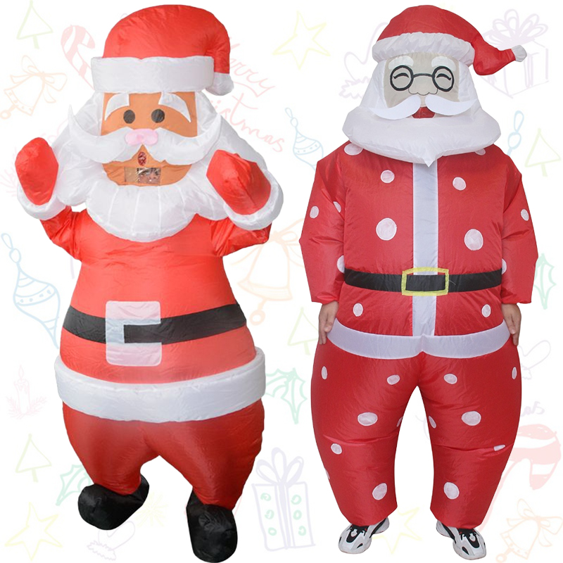 Classic Adult Santa Claus Infl - Elf Costume Christmas recension och pris