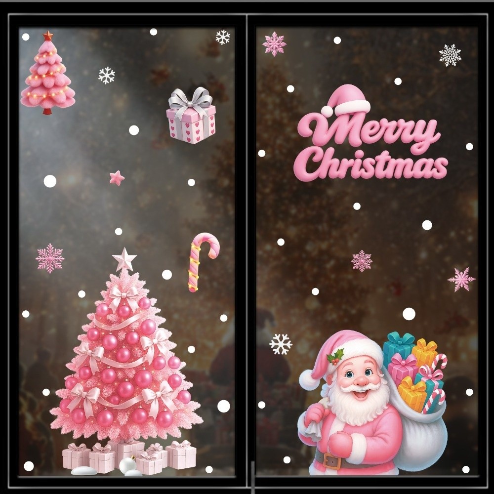 Removable PVC Window Stickers  - Snowflake Window Decal recension och pris