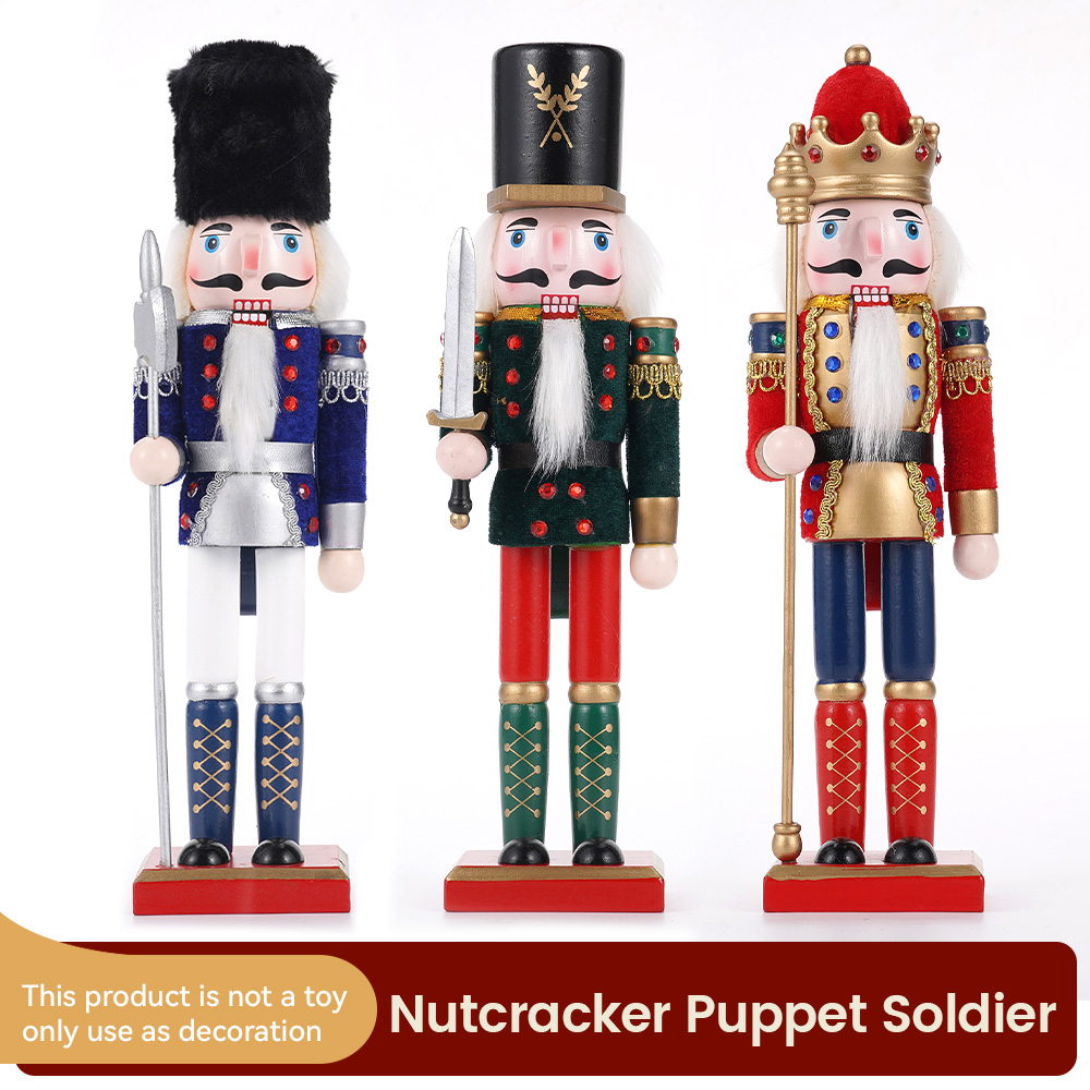 30cm Christmas Nutcracker Wood - Nutcracker Figurine recension och pris