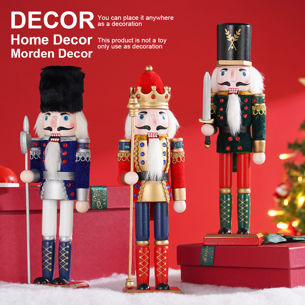 30cm Christmas Nutcracker Wood - Nutcracker Figurine recension och pris