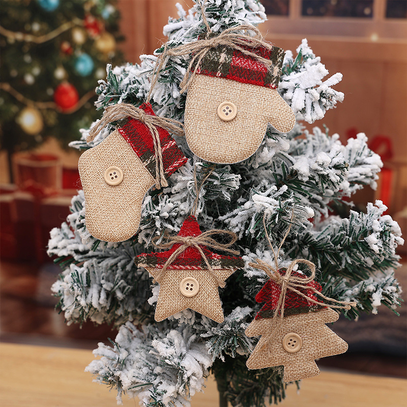 4Pcs Christmas Tree Decoration - Christmas Stocking Hanging recension och pris