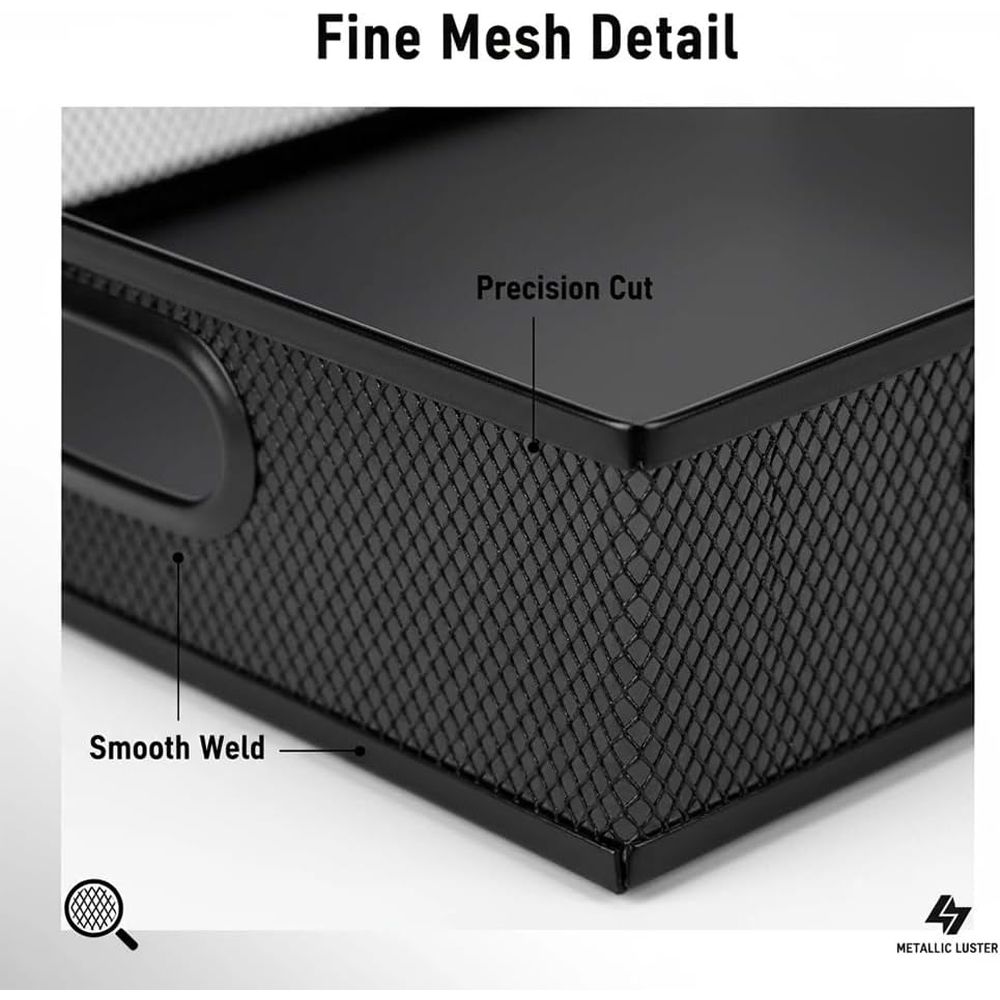Metal Mesh Desk Organizer Tray - Gift Box Wrap Set recension och pris