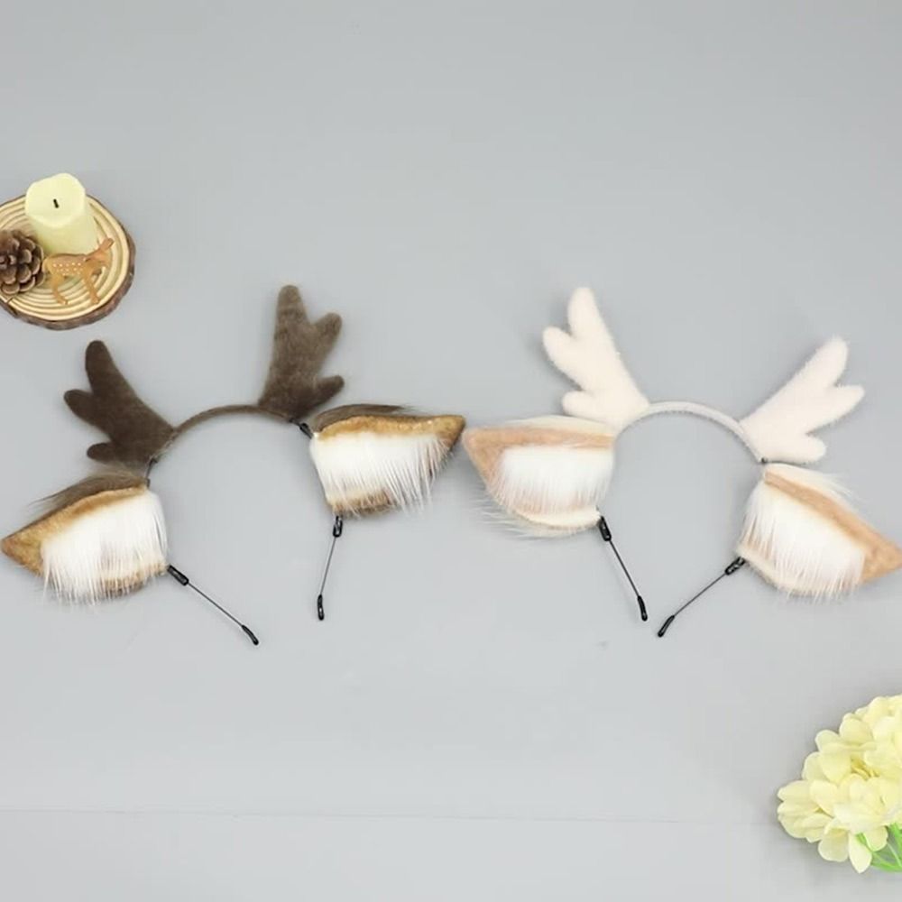 Deer Ears Reindeer Antler Head - Reindeer Antlers Headband recension och pris