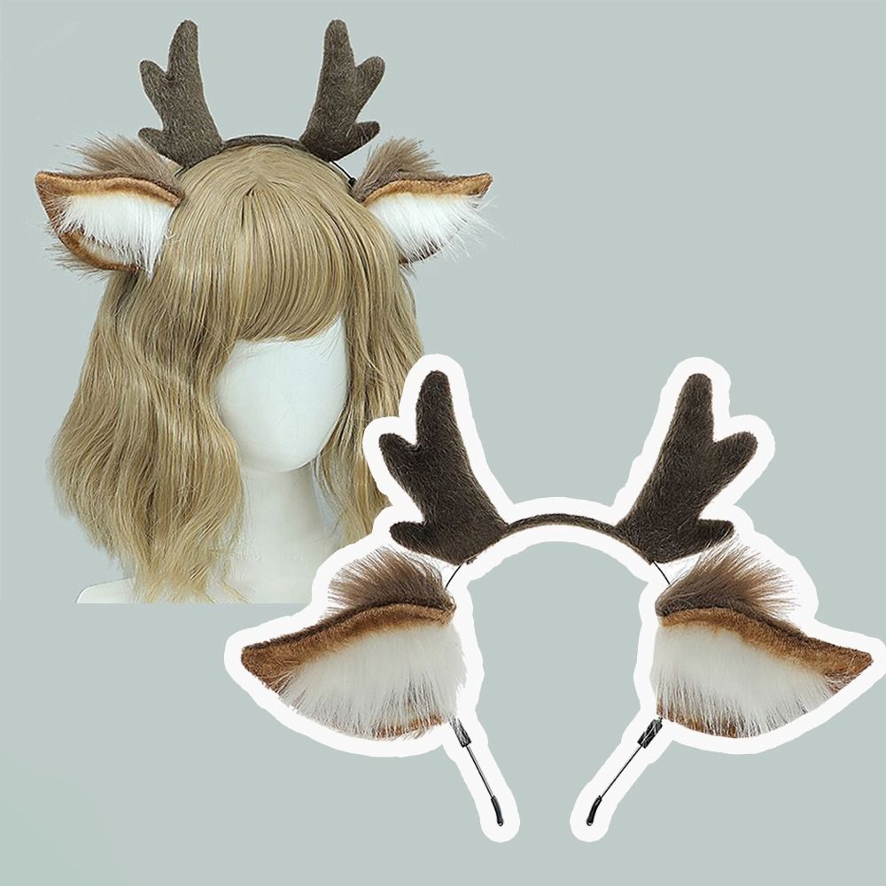 Deer Ears Reindeer Antler Head - Reindeer Antlers Headband recension och pris