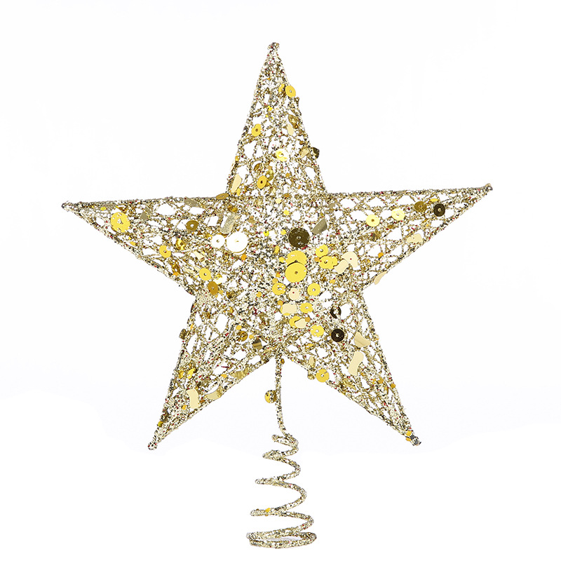15/20/25/30cm Hollow Star Gold - Star Tree Topper recension och pris