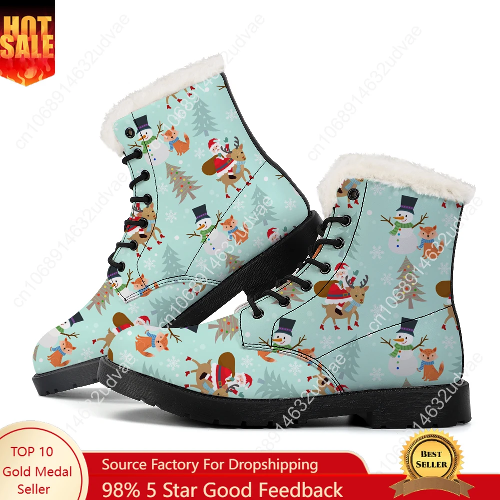 Christmas Plush Boots Mens Wom - Christmas Lights Outdoor recension och pris