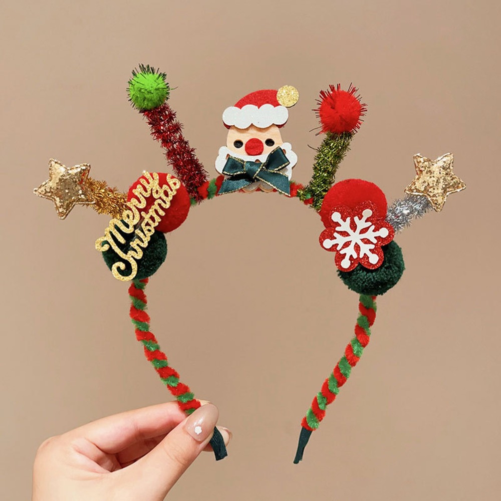 Plush LED Christmas Headband G - Reindeer Antlers Headband recension och pris