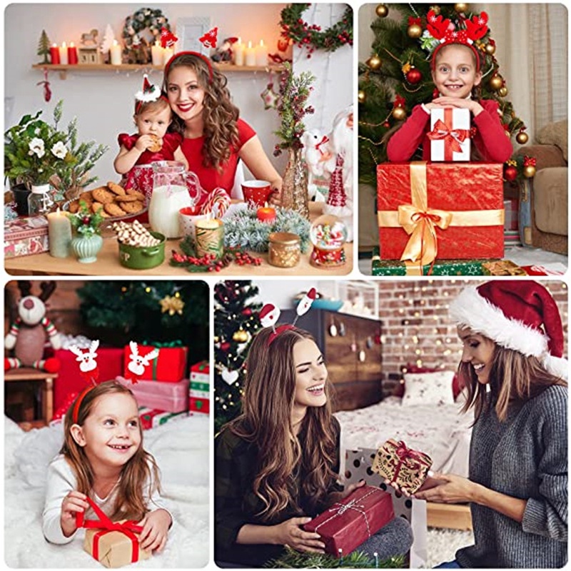 1-15pcs Christmas Headbands Sn - Reindeer Antlers Headband recension och pris