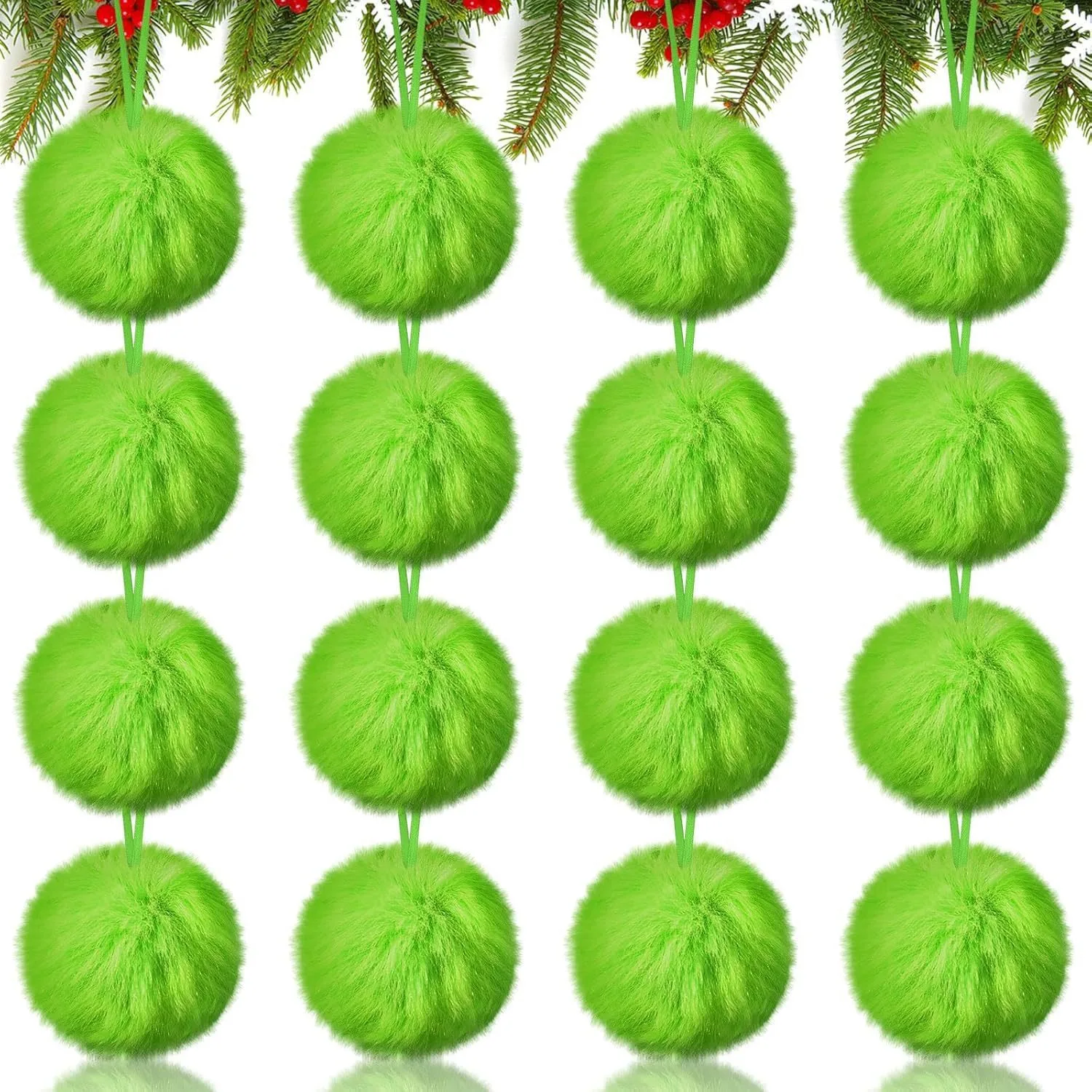 Christmas Green Long Plush Bal - Santa Hat Plush recension och pris
