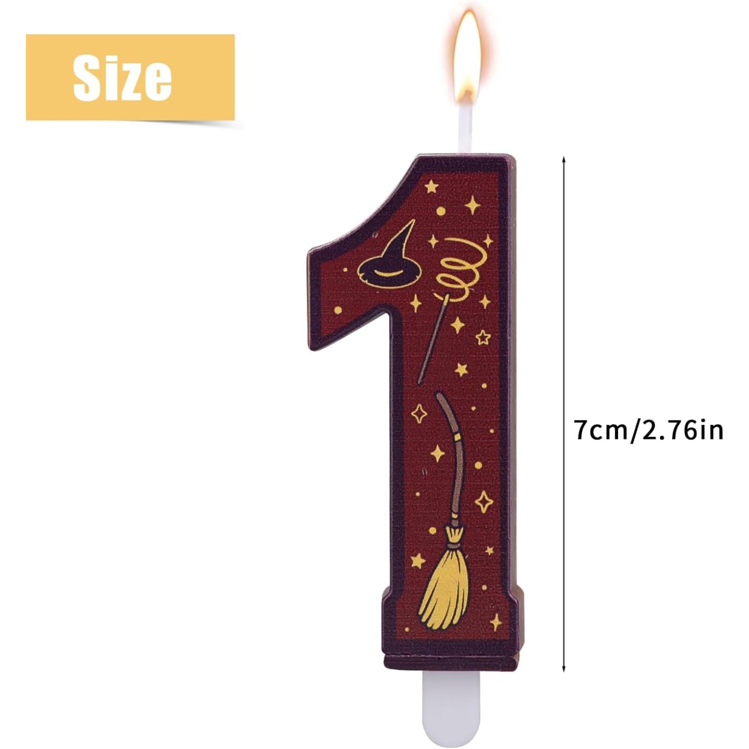 1 Set Number 0-9 Magical Theme - Holiday Candle Set recension och pris