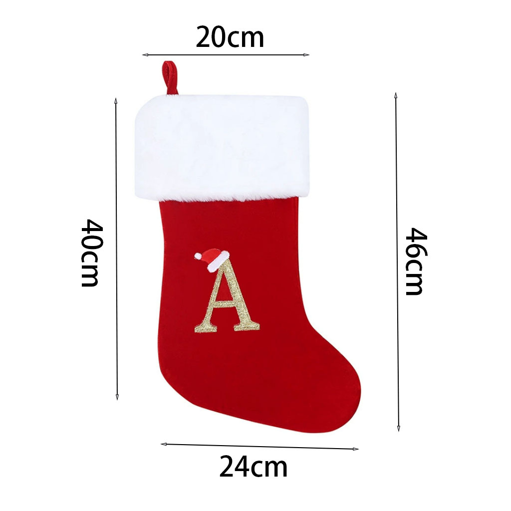 New Creative Alphabet Christma - Christmas Stocking Hanging recension och pris