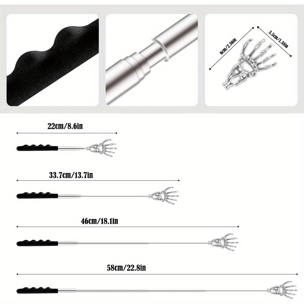 Upgraded Back Scratcher Massag - Christmas Stocking Hanging recension och pris
