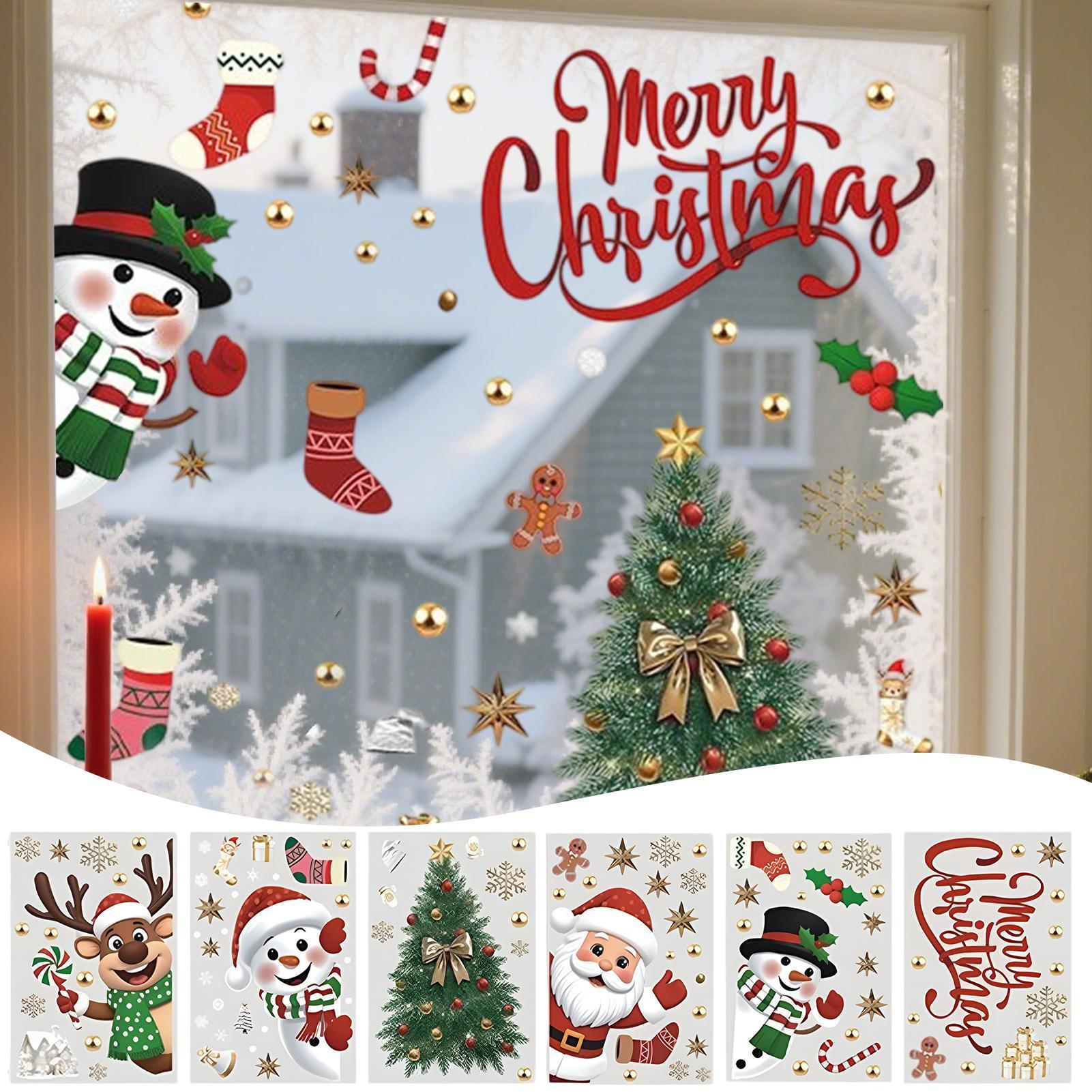 Christmas Window Decals Holida - Snowflake Window Decal recension och pris