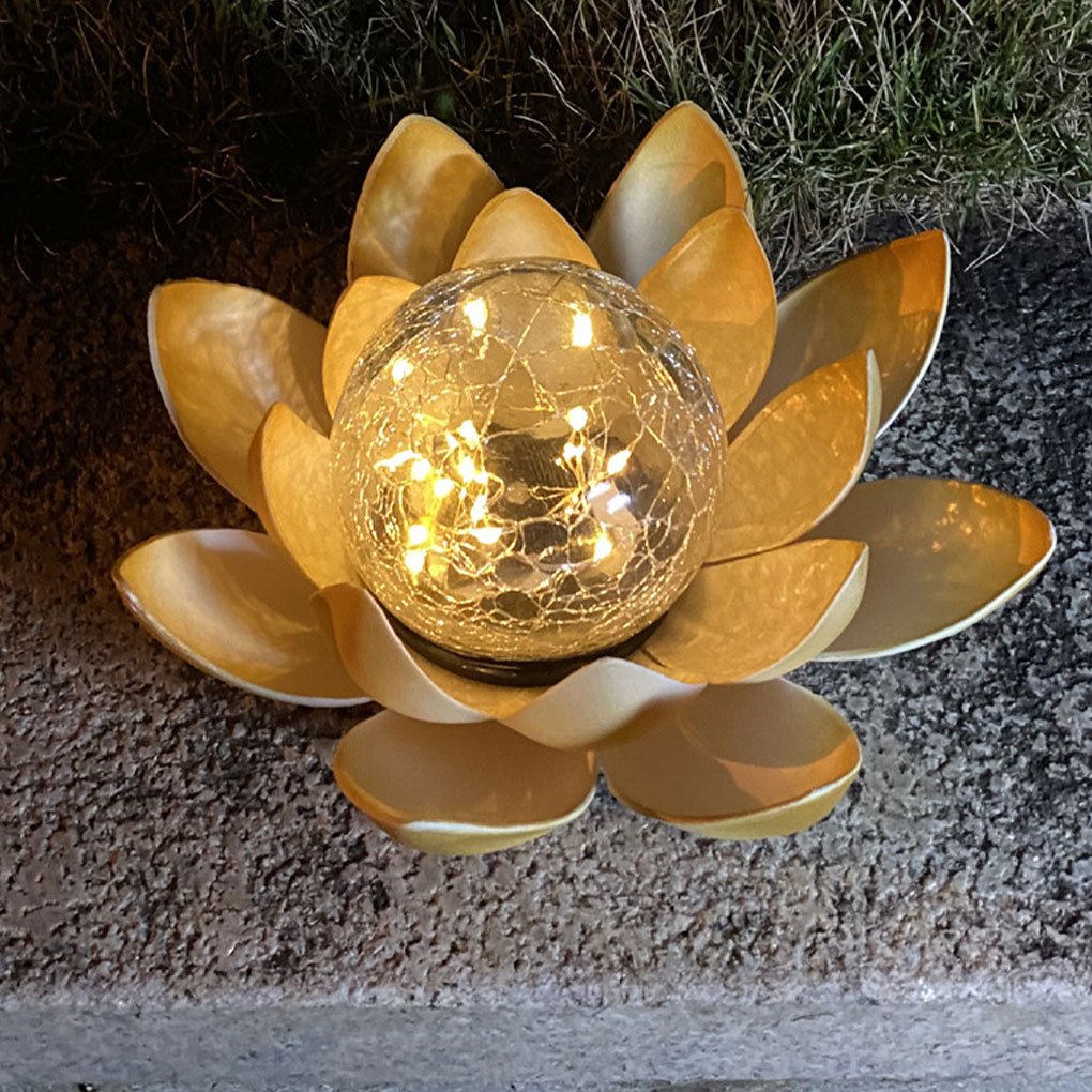 Lotus Shaped Garden Solar Ligh - Christmas Lights Outdoor recension och pris