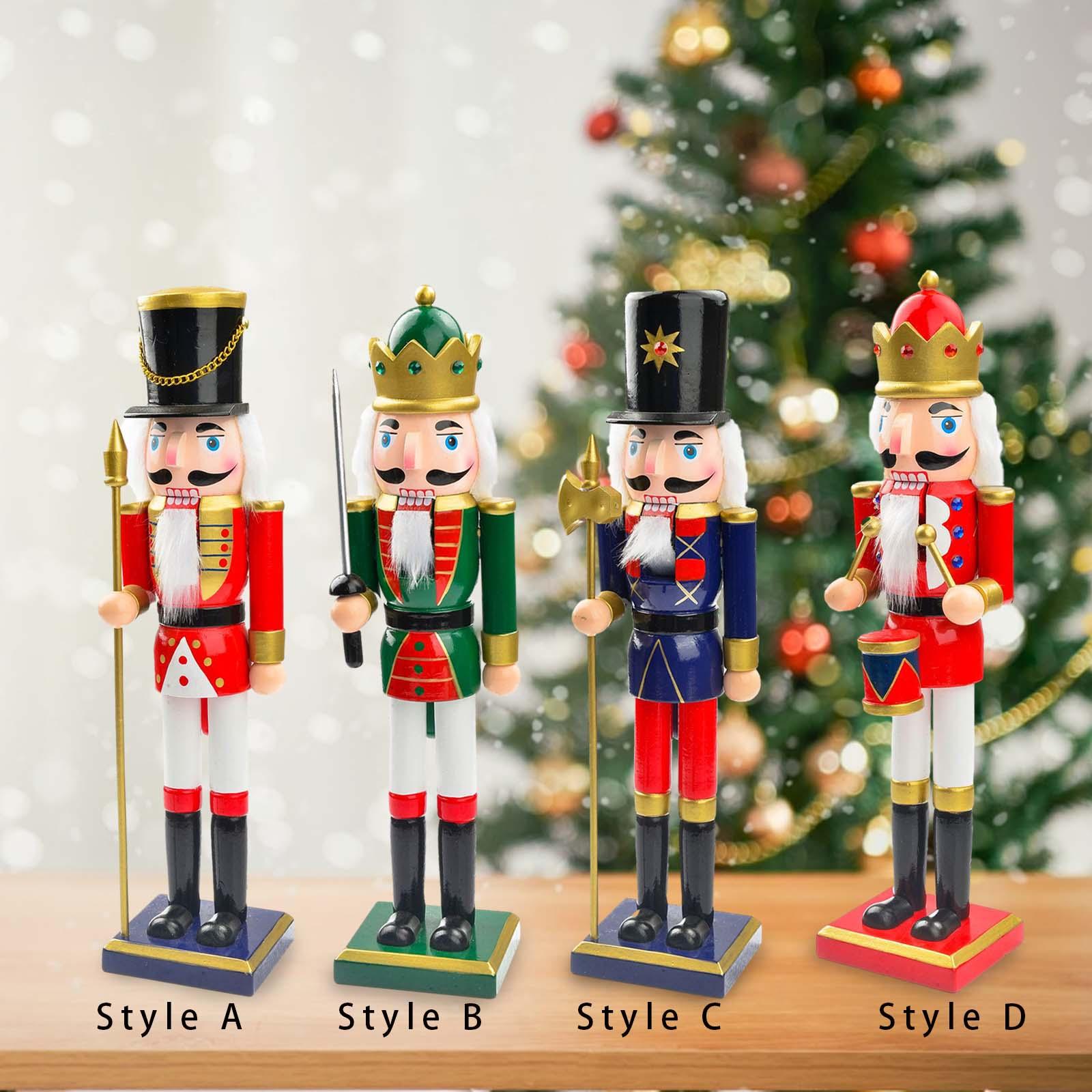 25cm Wooden Christmas Nutcrack - Nutcracker Figurine recension och pris