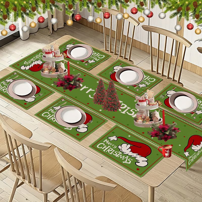VIKAMA Cute Cartoon Christmas  - Christmas Table Runner recension och pris