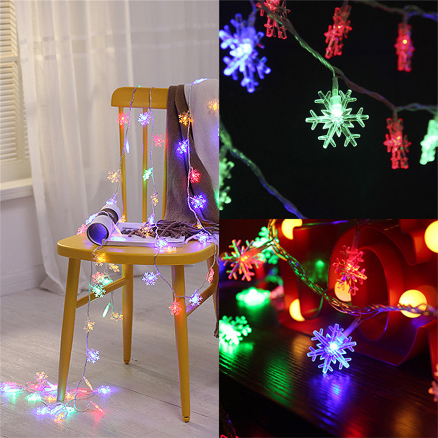 10/20/40 LED Snowflake String  - Led Fairy String Lights recension och pris