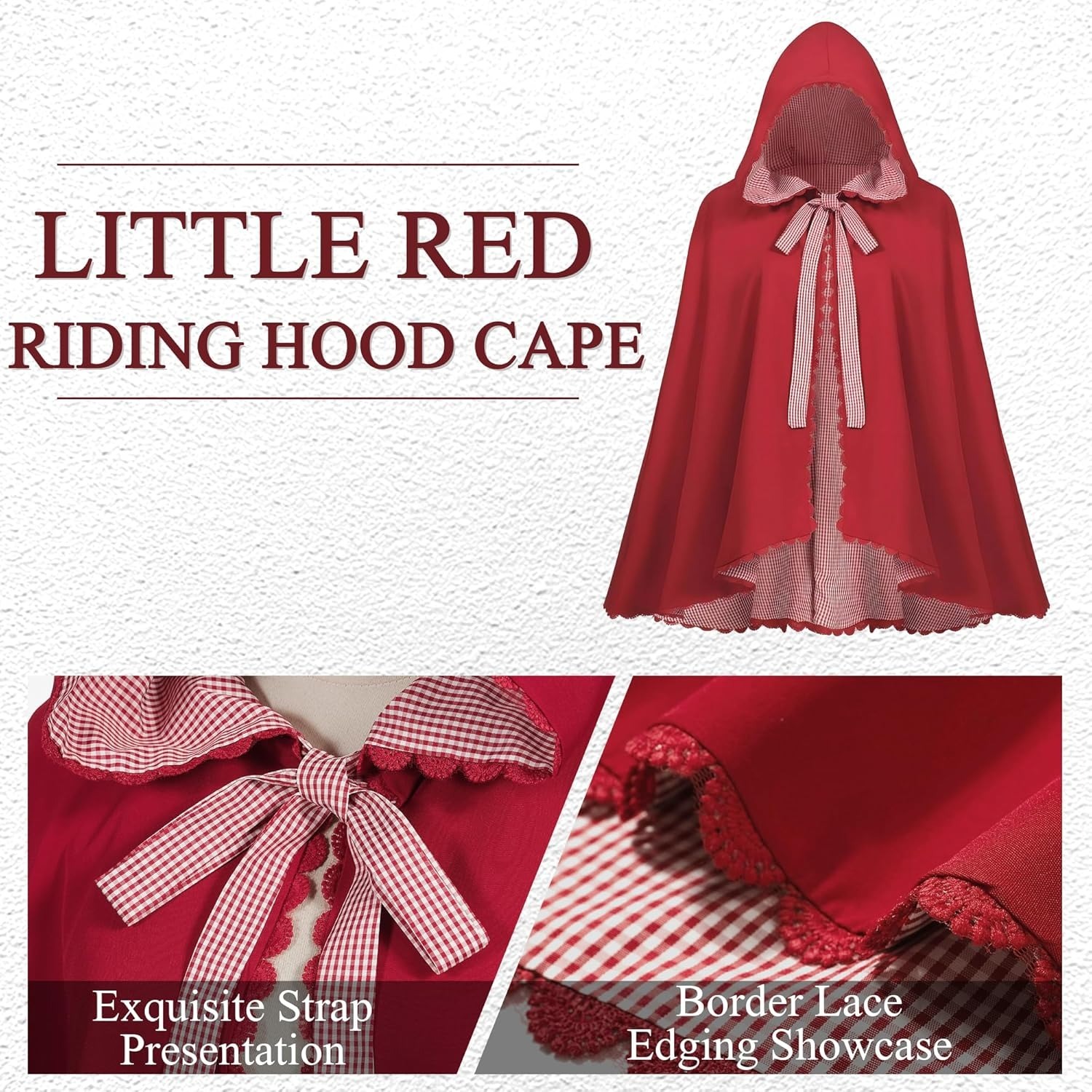 Red Plaid Cape Women's Double  - Christmas Throw Blanket recension och pris