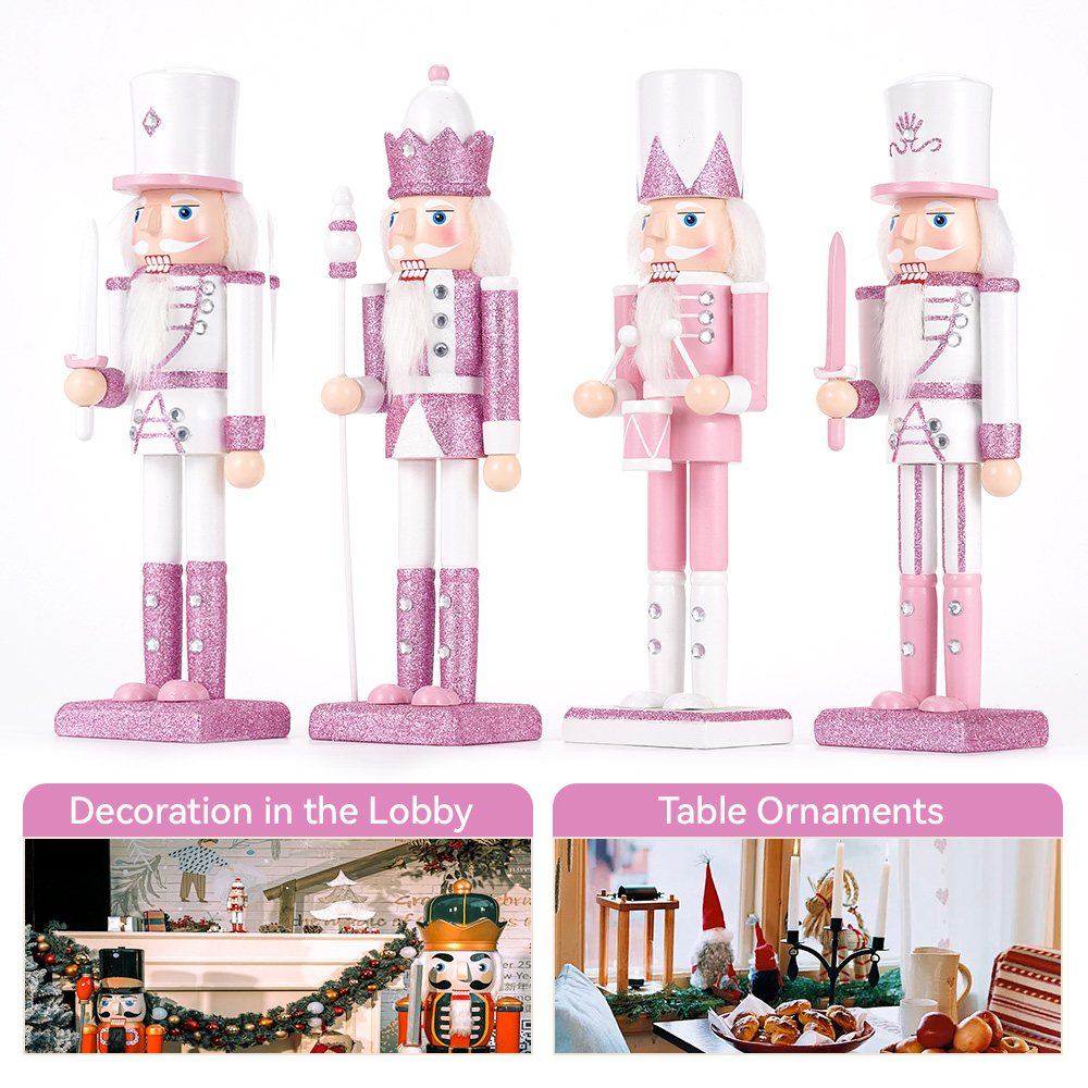 30CM Wooden Nutcracker Solider - Nutcracker Figurine recension och pris