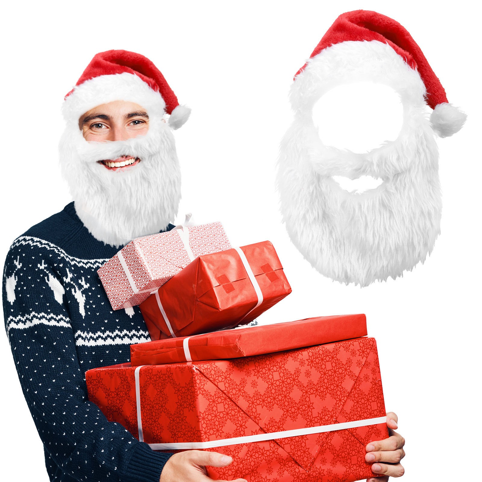 New Adults Ball Plush Christma - Santa Hat Plush recension och pris