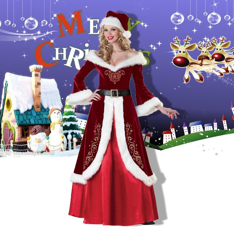Santa Claus Costume Women Men  - Elf Costume Christmas recension och pris
