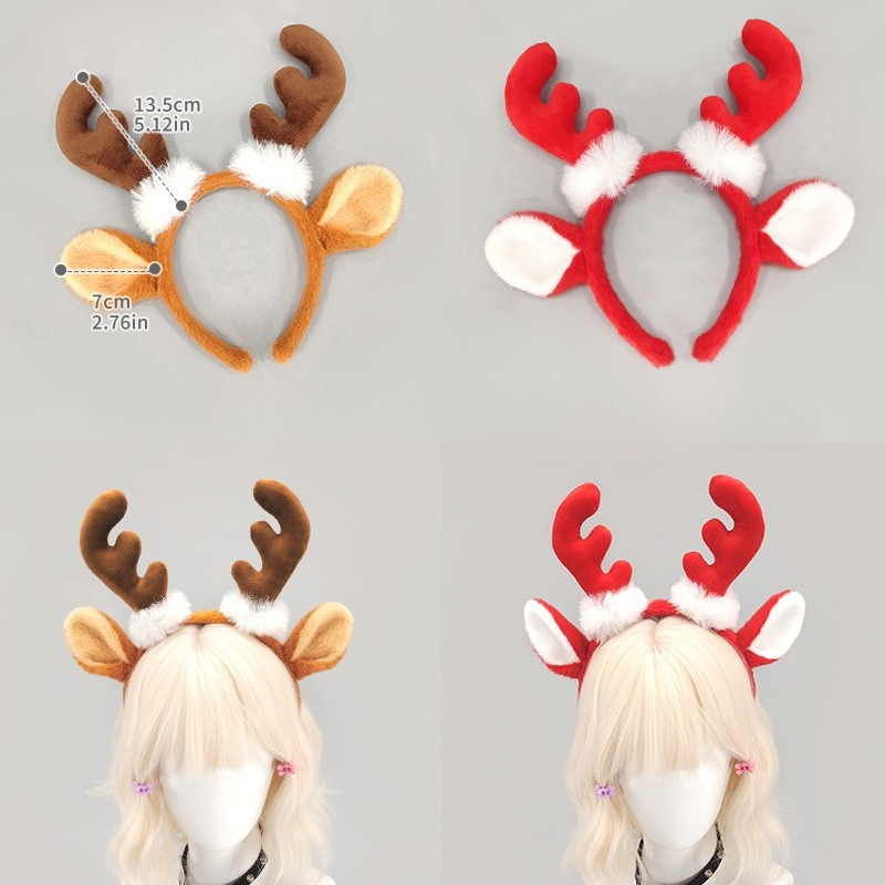 Christmas Reindeer Antlers Hea - Reindeer Antlers Headband recension och pris