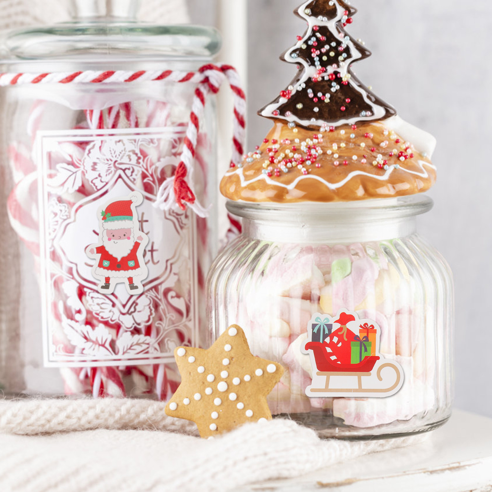 40Pcs Self-Adhesive Christmas  - Snowflake Window Decal recension och pris