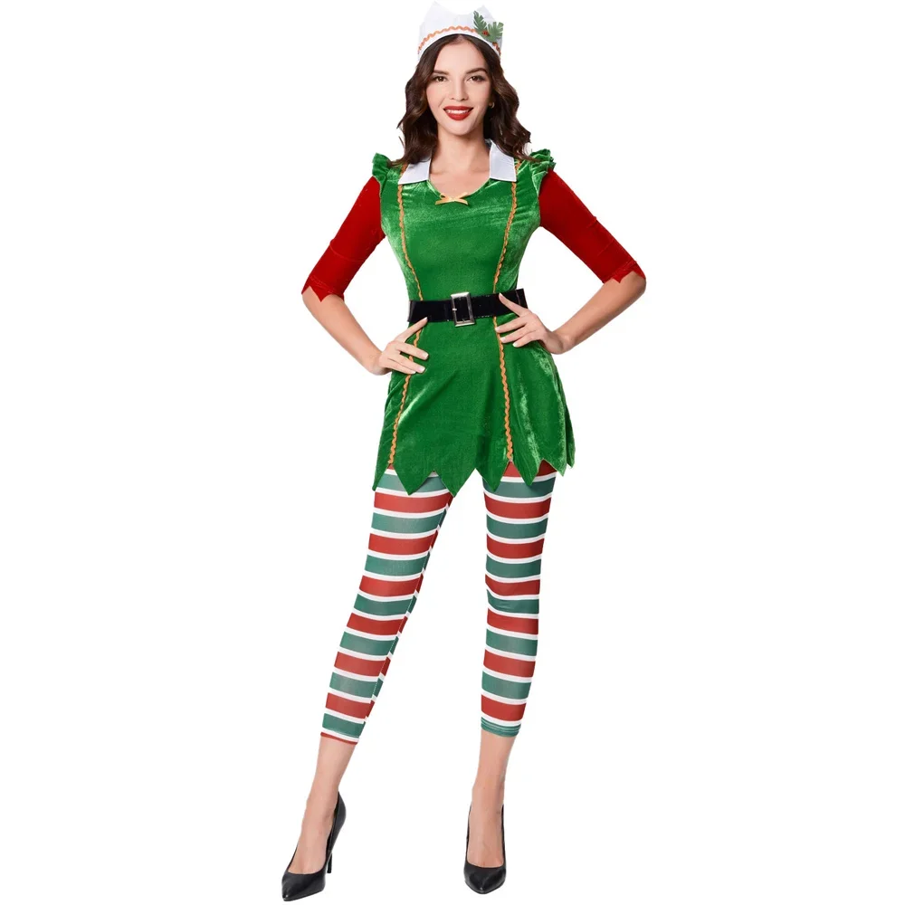 Lady Santa Claus' Elf Costume  - Elf Costume Christmas recension och pris