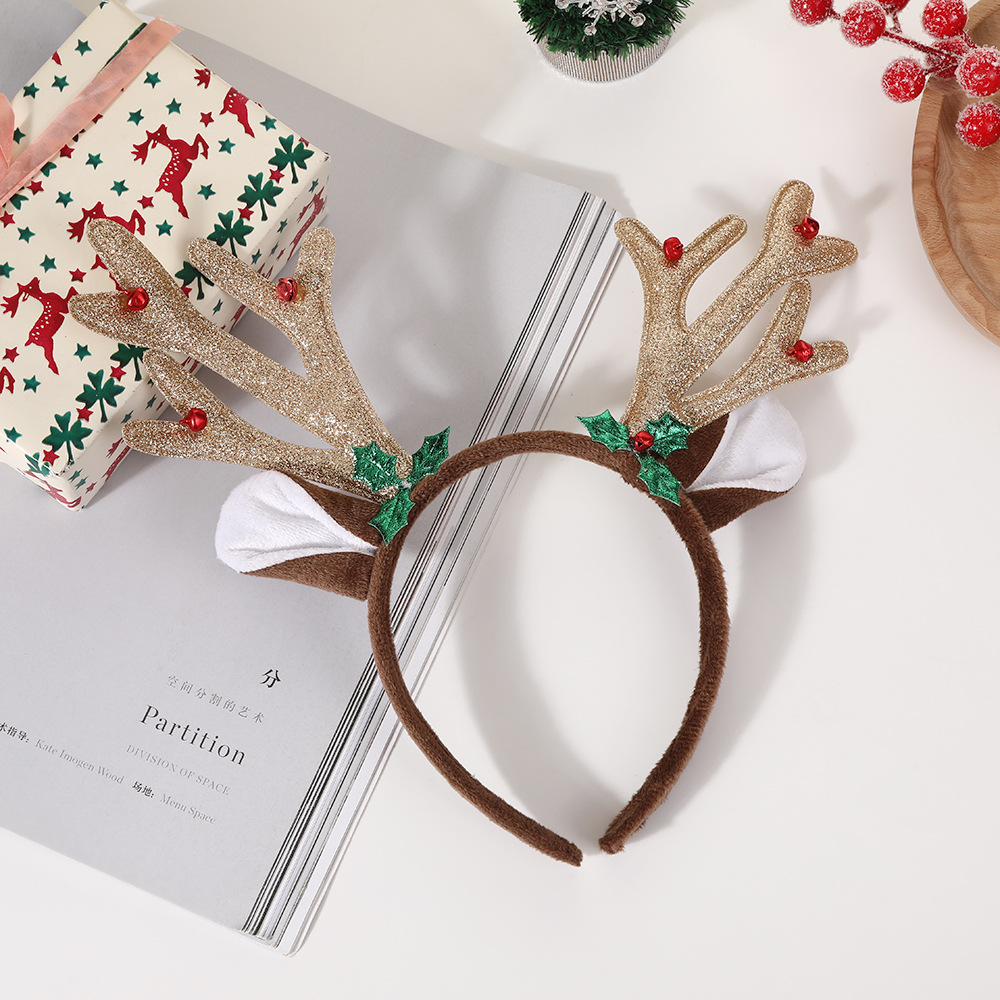 1pcs  Adults Women Girls Deer  - Reindeer Antlers Headband recension och pris