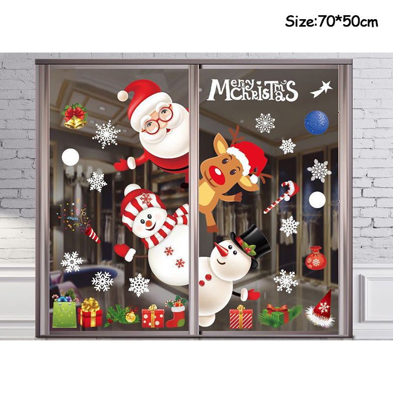 Merry Christmas Decoration Win - Snowflake Window Decal recension och pris