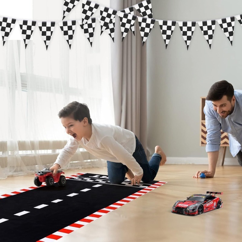Race Car Racetrack Table Runne - Christmas Table Runner recension och pris