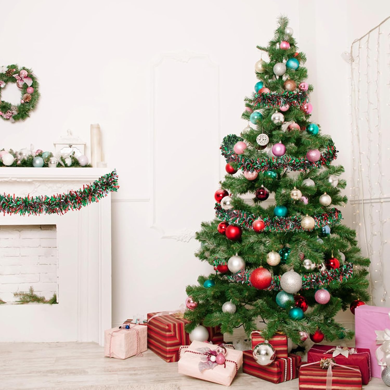 2M Christmas Tinsel Garland Ir - Tinsel Garland Decoration recension och pris