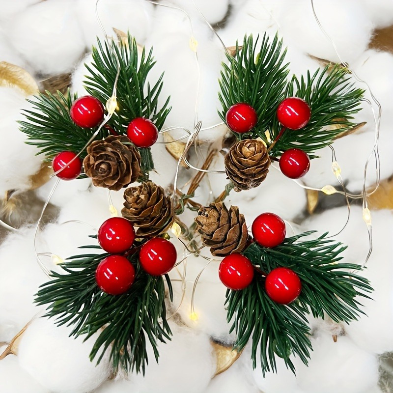 10pcs Set of Artificial Pine C - Christmas Tree Artificial recension och pris