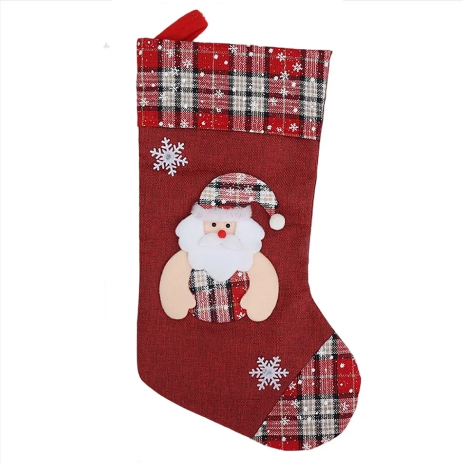 1pcs Christmas Stocking Presen - Christmas Stocking Hanging recension och pris