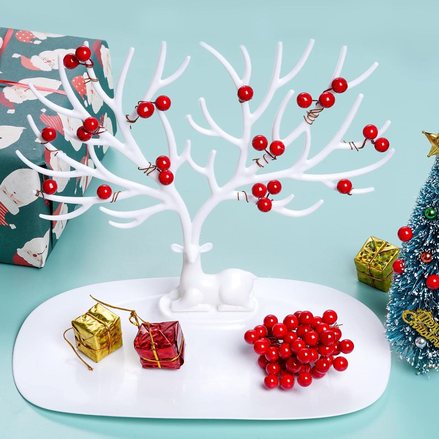 Artificial Holly Berries Mini  - Christmas Wreath Fake recension och pris