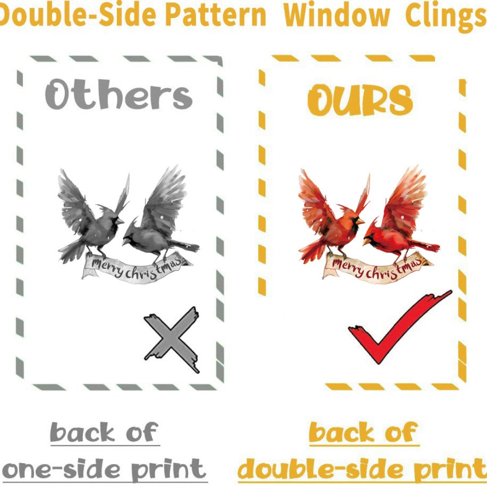 9pcs Christmas Window Decals C - Snowflake Window Decal recension och pris