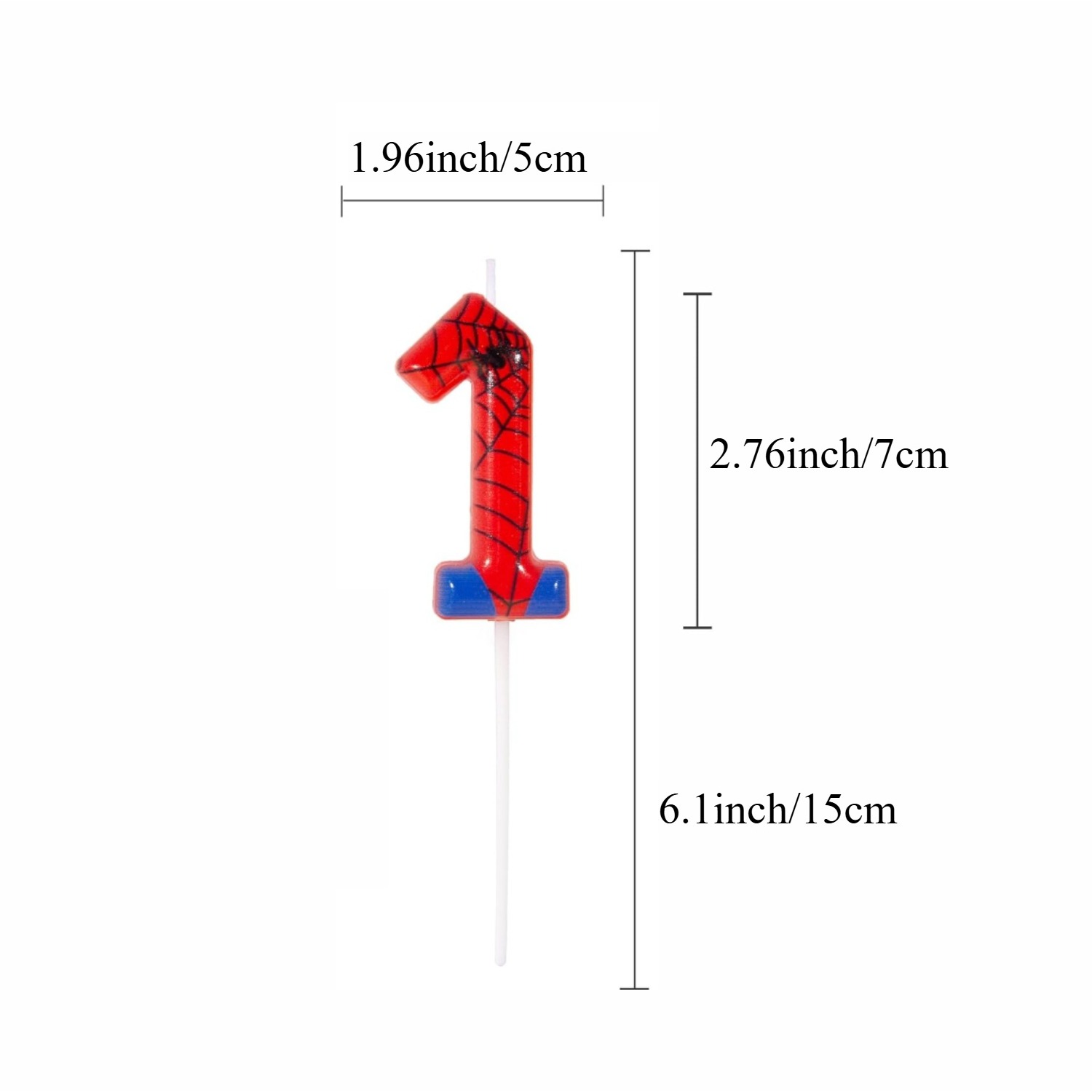 Spider Party 0-9 Birthday Cand - Holiday Candle Set recension och pris