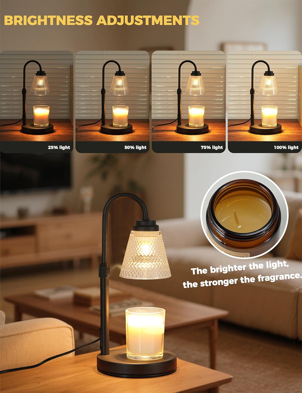 Candle Warmer Lamp with Timer  - Holiday Candle Set recension och pris