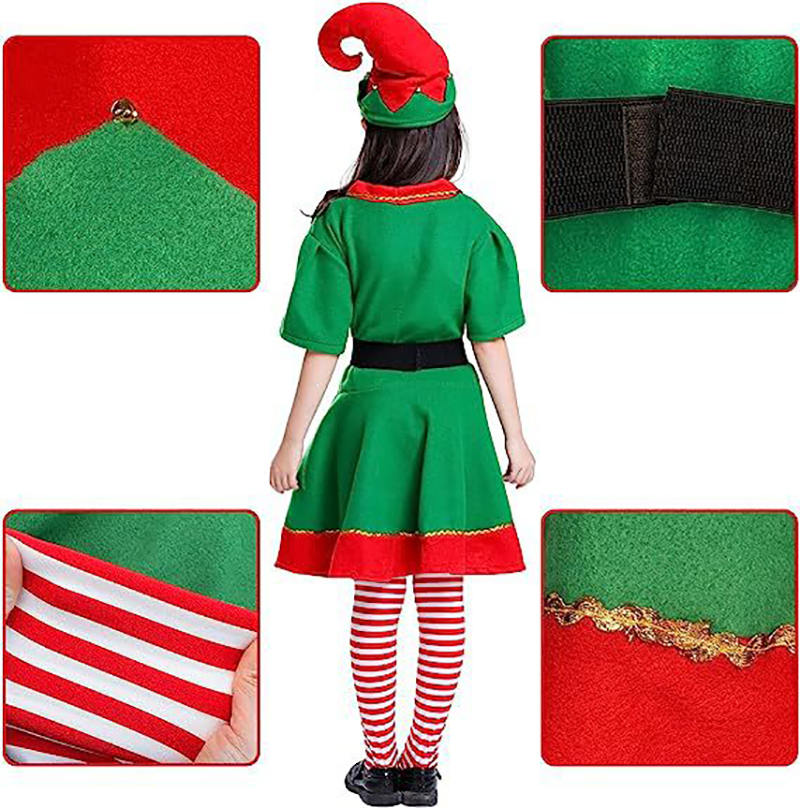 Christmas Santa Claus Costume  - Elf Costume Christmas recension och pris